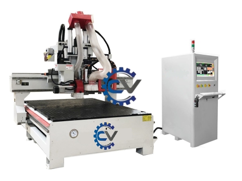 MÁY CNC TRUNG TÂM 3D 5 TRỤC 1 BÀN THAY DAO TỰ ĐỘNG -ATC